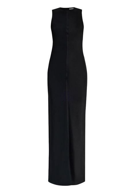 Black sleeveless long dress Ami paris - women AMI PARIS | FDR366AC0014001